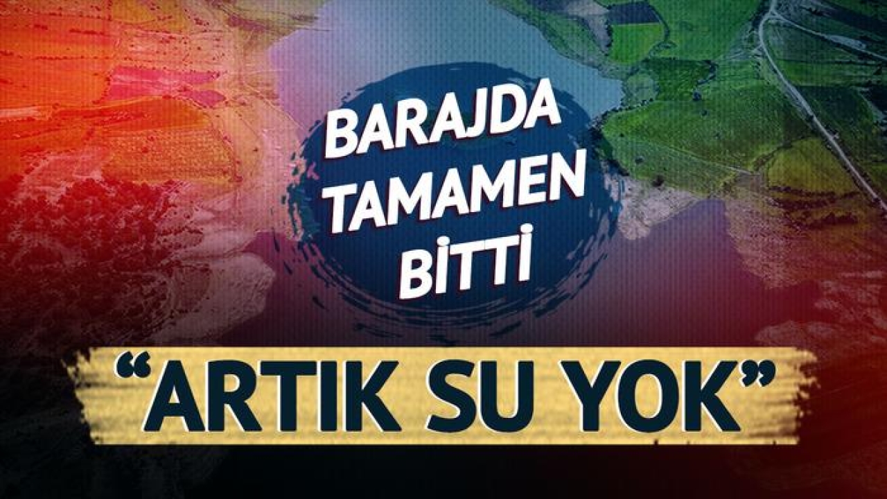 Uşaklıları isyan ettiren iddia! Barajda su tamamen bitti: "Altın madenciliği yeraltında da bırakmadı"