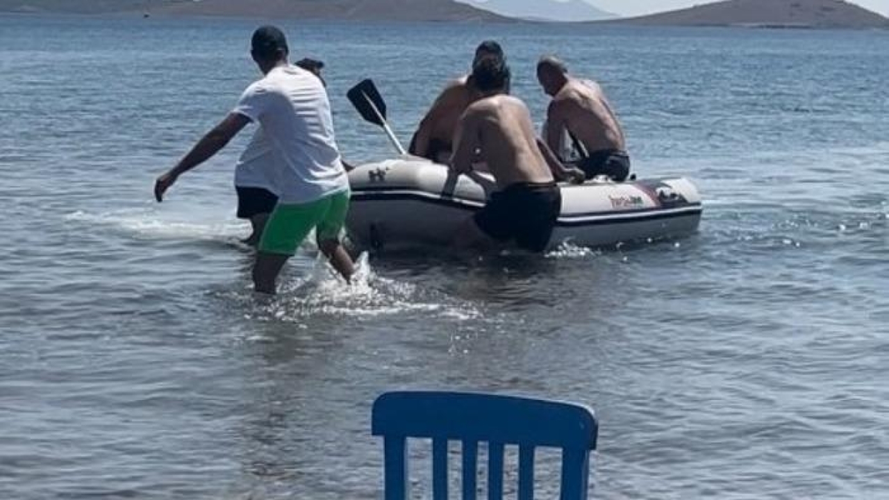 Yürüyerek gidilen adada can pazarı