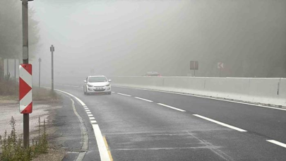 Bolu Dağı’nda sis etkili oluyor: Görüş mesafesi 30 metre