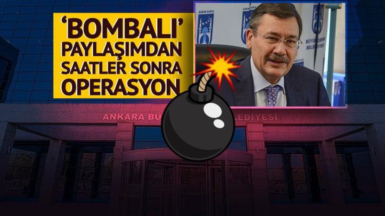 'Bombalı' paylaşımdan saatler sonra operasyon! Akıllara aynı soru geldi: Melih Gökçek ABB operasyonunu önceden mi haber verdi?