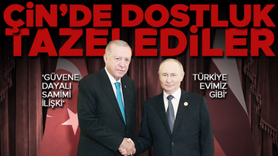 Çin’de Putin’le sıcak zirve