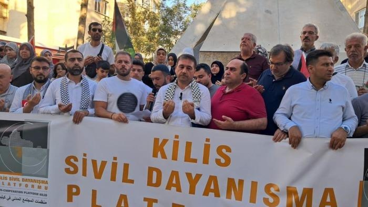 Kilis'ten Gazze'ye destek çağrısı
