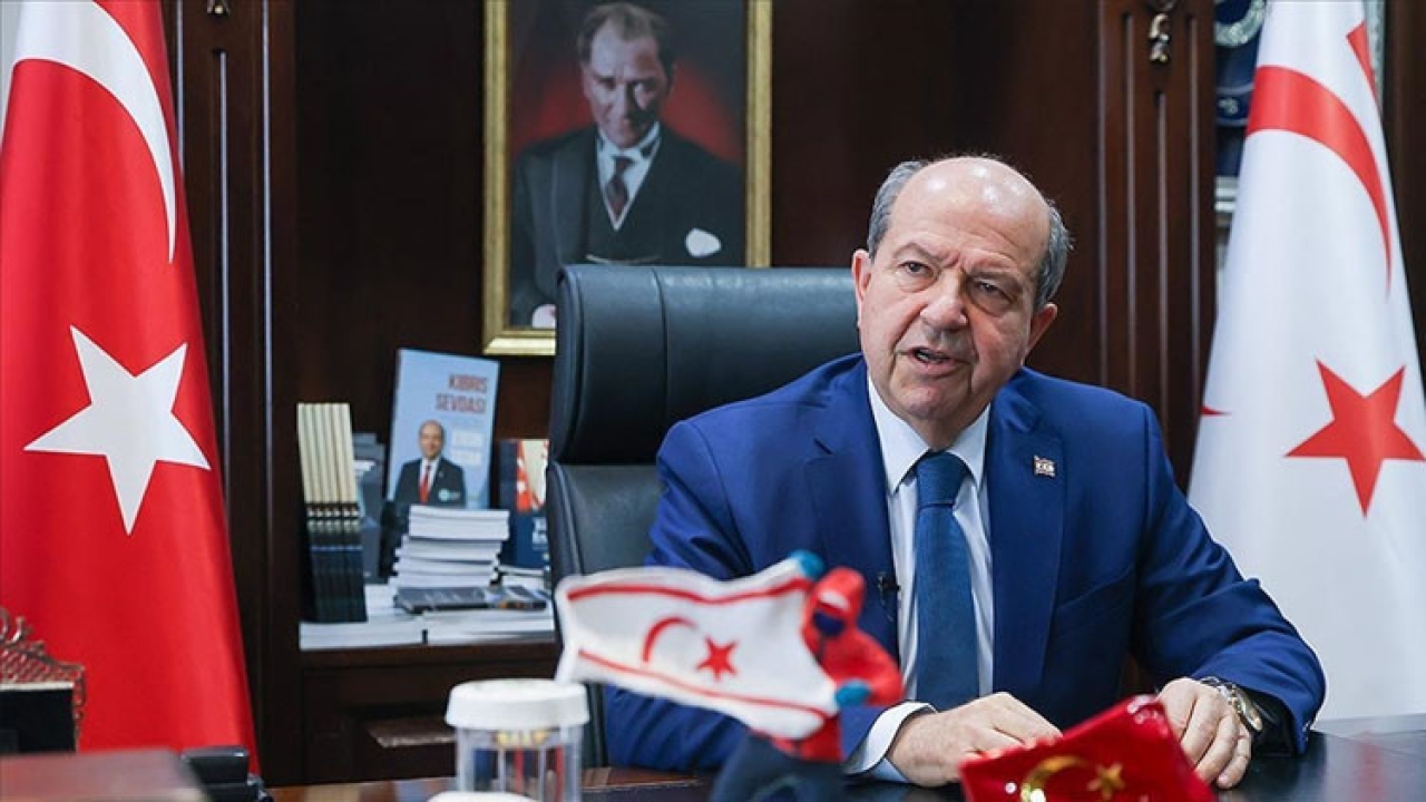 KKTC Cumhurbaşkanı Tatar'dan Kıbrıs açıklaması