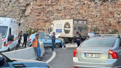 Muğla’daki trafik kazasında 2 kişi yaralandı