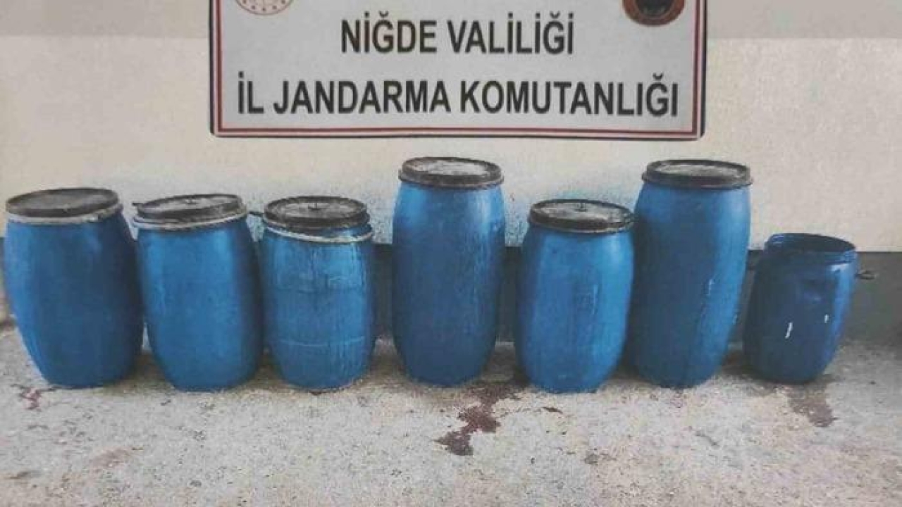 Niğde’de 920 litre sahte şarap ele geçirildi