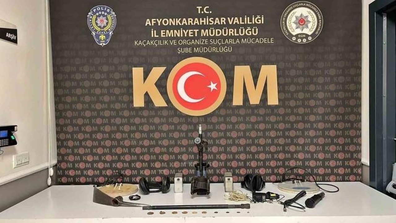 Tarihi sikke ve kazı malzemeleriyle yakalanan 3 kişi gözaltına alındı
