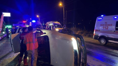 Osmaniye’de otomobil takla attı: 3 yaralı