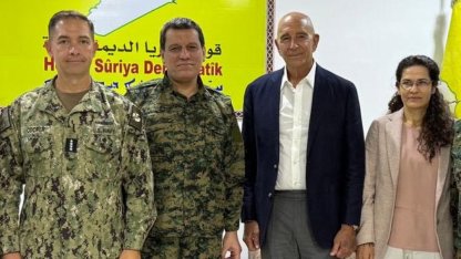 ABD'nin Suriye Özel Temsilcisi Barrack, terör örgütü PKK/YPG'nin elebaşlarından Şahin ile görüştü