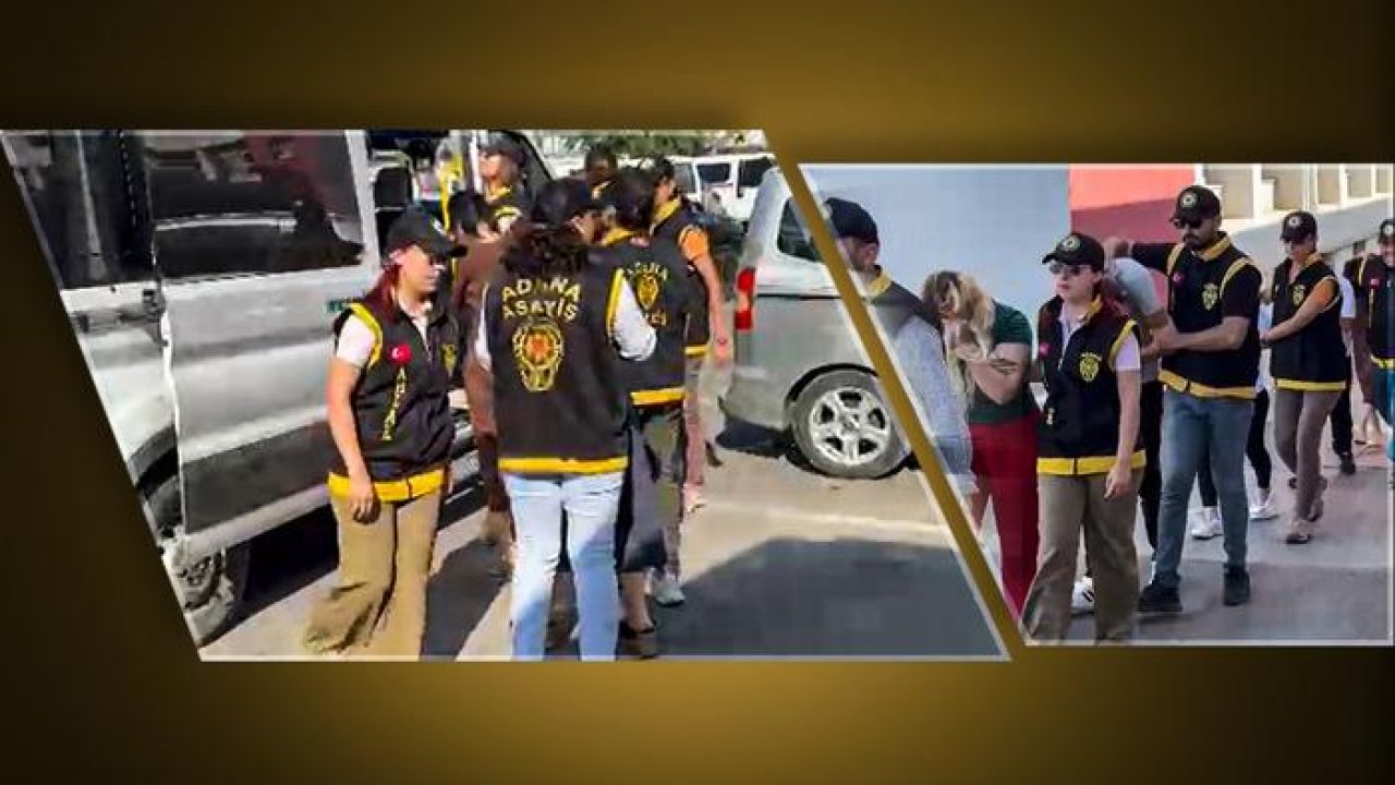 Adana&#039;da fuhuş operasyonu! Kendi eşlerini bile fuhşa teşvik etmişler... 20 kadın kurtarıldı