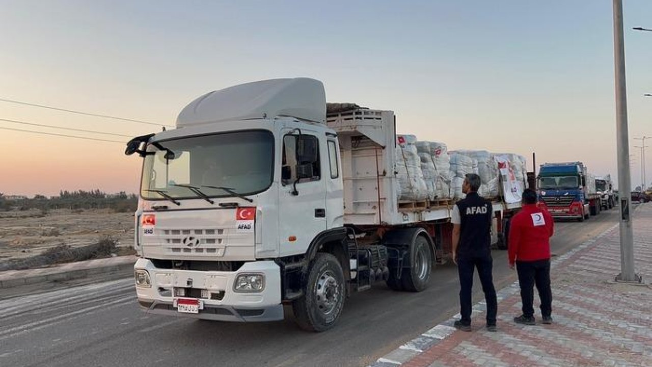 AFAD&#039;dan Türkiye&#039;nin Gazze&#039;ye yönelik yardımlarıyla ilgili açıklama