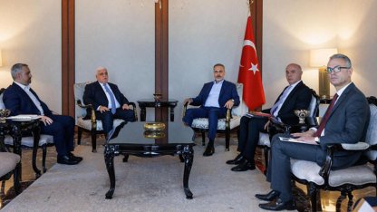 Dışişleri Bakanı Hakan Fidan Haşdi Şabi Komisyonu Başkanı Feyyad ile bir araya geldi