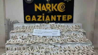 Gaziantep’te 510 bin adet uyuşturucu hap ele geçirildi: 1 şahıs tutuklandı