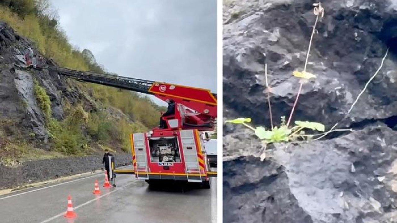 Kayalıklardan sarkan kablolar korkuttu, ekipler harekete geçti! 19 yıllık gerçek sonradan ortaya çıktı