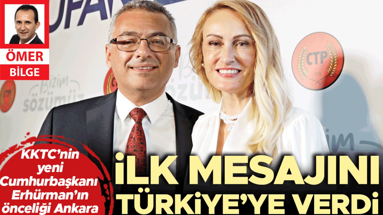 KKTC’nin yeni Cumhurbaşkanı tufan Erhürman’ın önceliği Ankara… Türkiye ile tam işbirliği