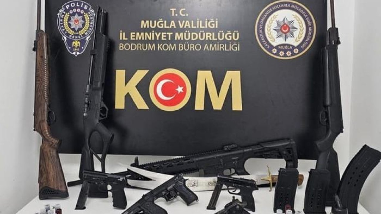 Muğla&#039;da silah kaçakçılığı operasyonu! Yakalanan 4 şüpheli tutuklandı