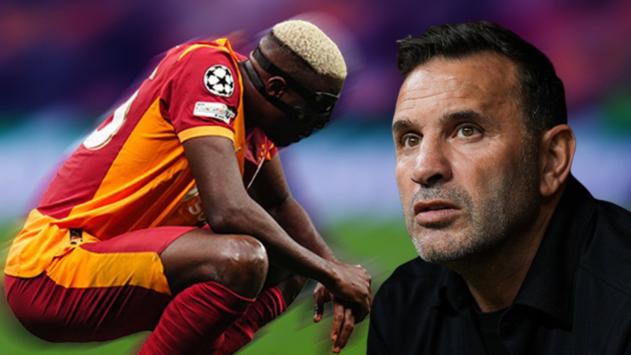 Okan Buruk&#039;tan Beşiktaş derbisi öncesi Galatasaray taraftarını rahatlatan Osimhen açıklaması
