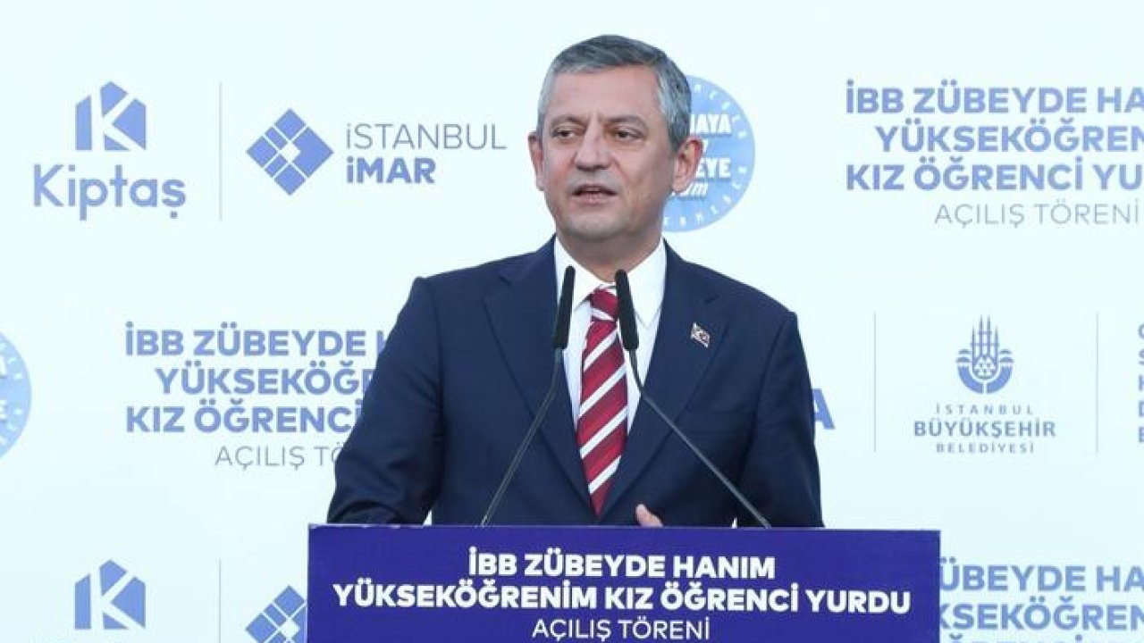 Özgür Özel, Şişli&#039;de kız öğrenci yurdu açılış törenine katıldı