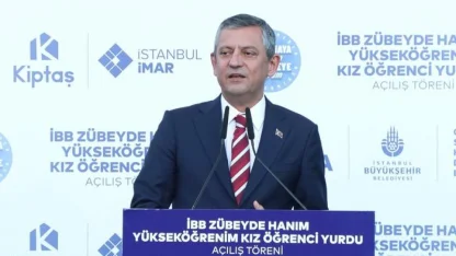 Özgür Özel, Şişli'de kız öğrenci yurdu açılış törenine katıldı