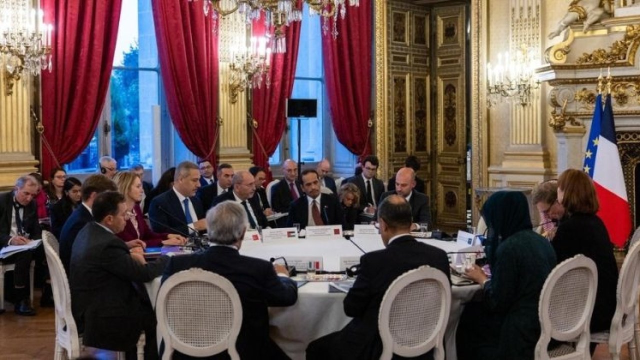 Paris&#039;te &#039;Gazze&#039; toplantısı... Dışişleri Bakanı Hakan Fidan: Türkiye sahada ateşkesi takip edecek