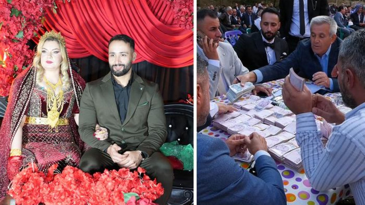 Şırnak’ta 2 Gün 2 gece süren aşiret düğünü: Damada 3 milyon TL, Geline 1,5 kilo altın takıldı