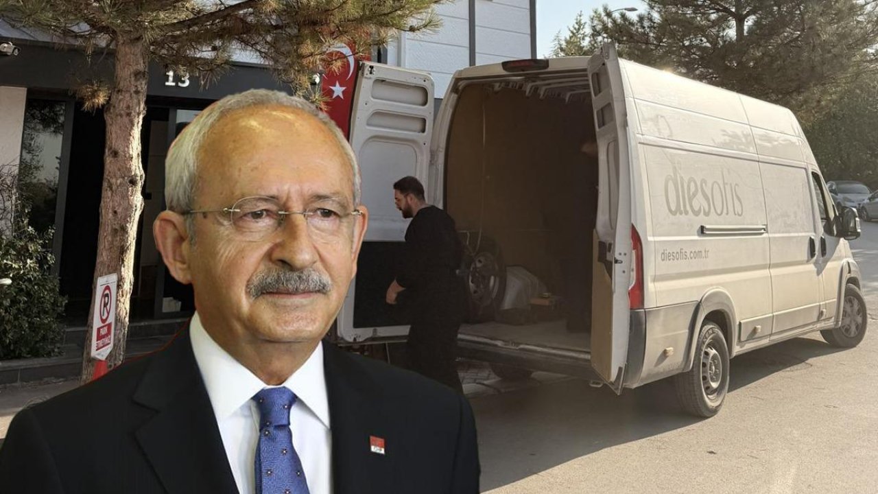 Ankara&#039;da dikkat çeken görüntü! &quot;Kılıçdaroğlu ofisi boşaltıyor&quot;