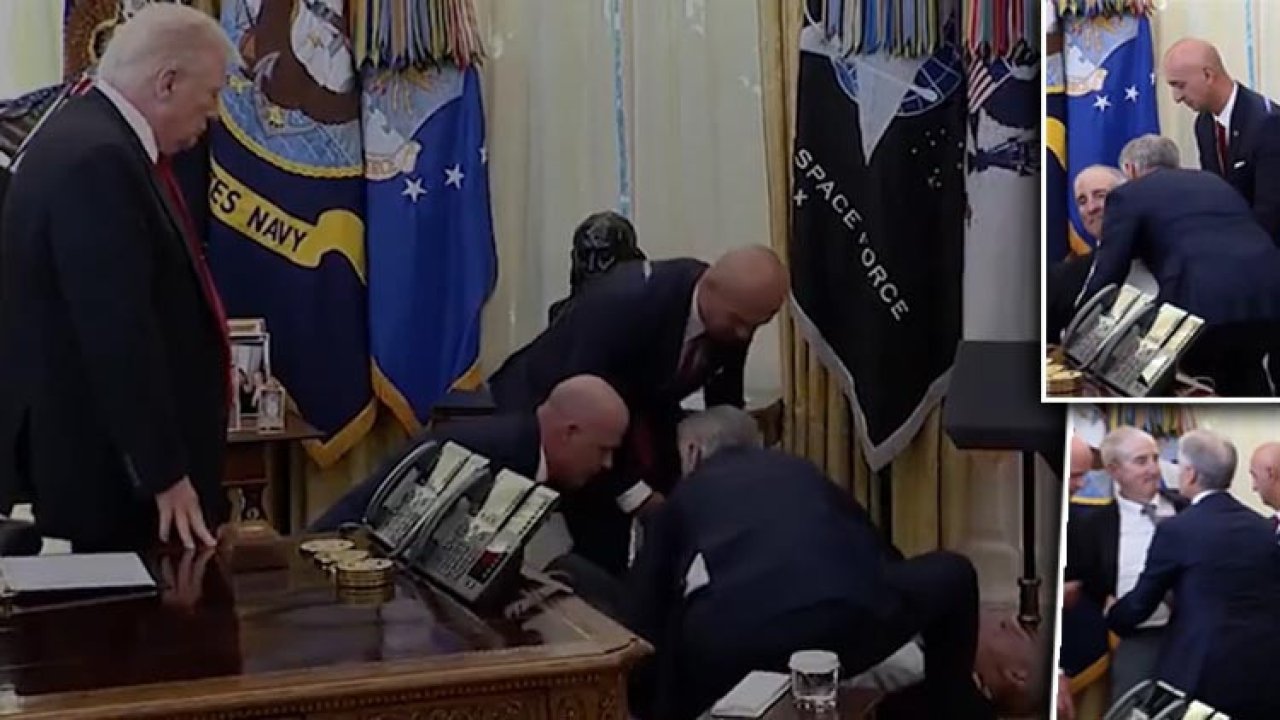 Beyaz Saray&#039;da panik: İlk müdahaleyi Dr. Mehmet Öz yaptı