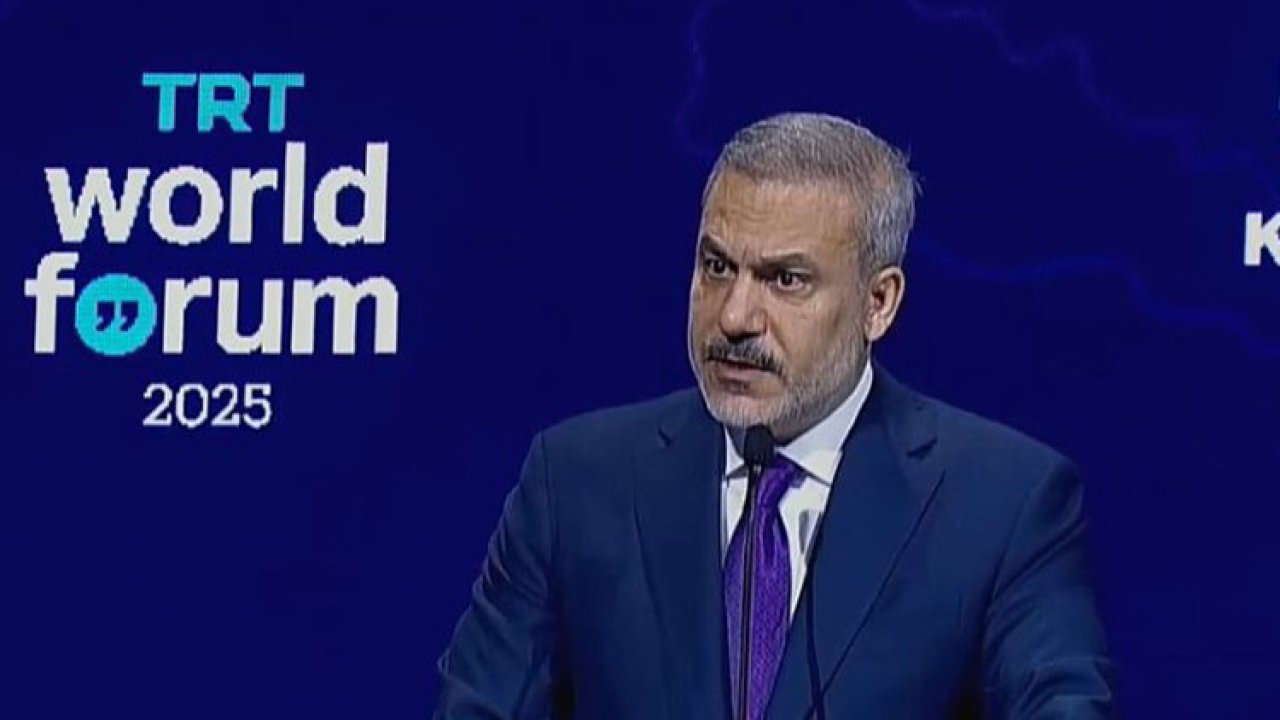 Dışişleri Bakanı Hakan Fidan TRT World Forum&#039;da konuştu