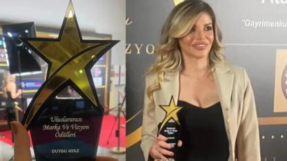 DUYGU AYAZ MARKA VE VİZYON ÖDÜLLERİNE RENK KATTI
