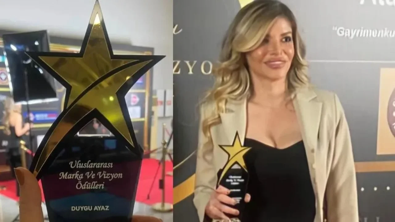 DUYGU AYAZ MARKA VE VİZYON ÖDÜLLERİNE RENK KATTI