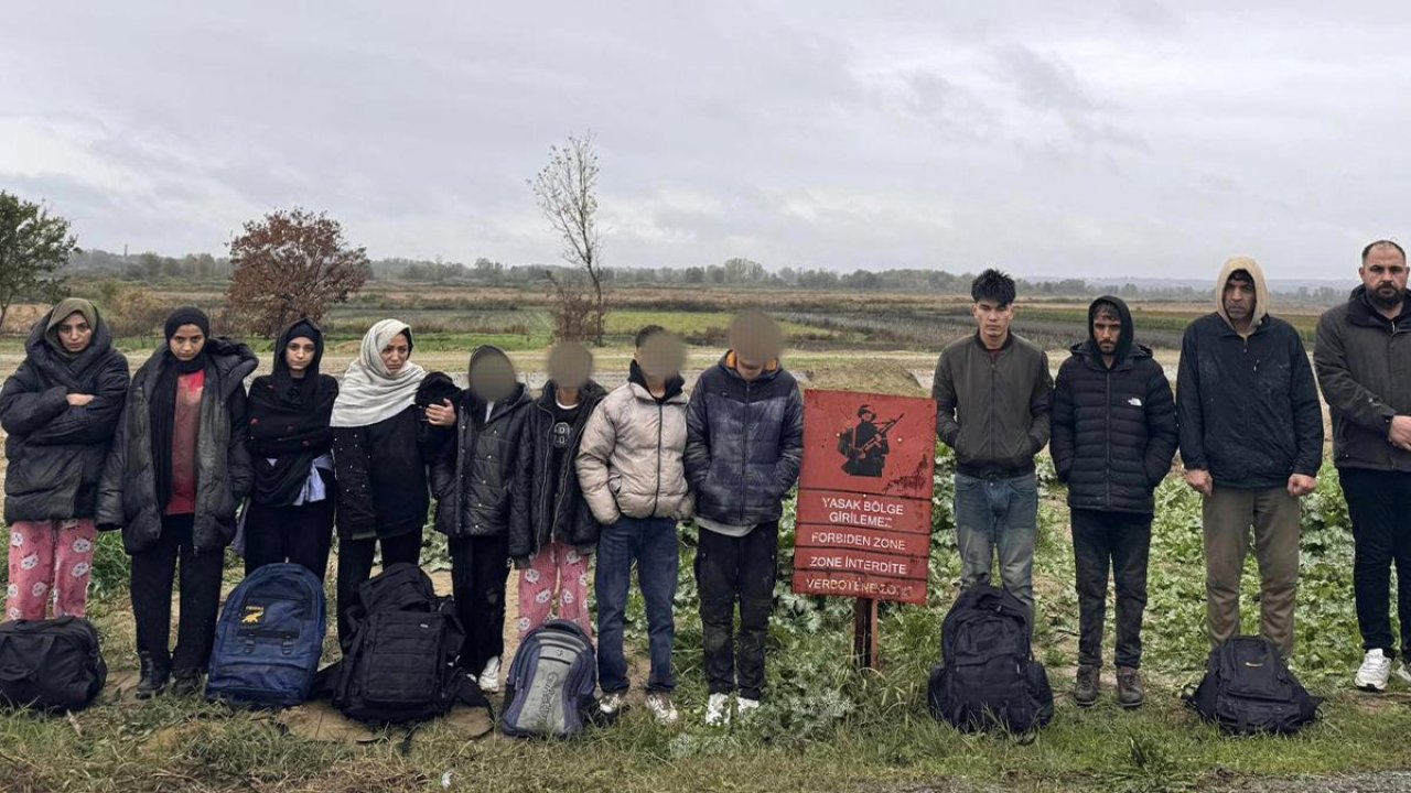Edirne&#039;de 29 kaçak göçmen yakalandı
