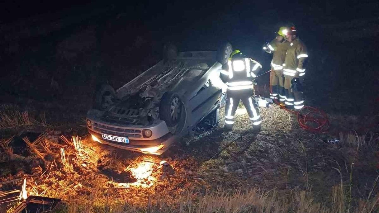 Gönen-Bandırma karayolunda trafik kazası: 1 yaralı