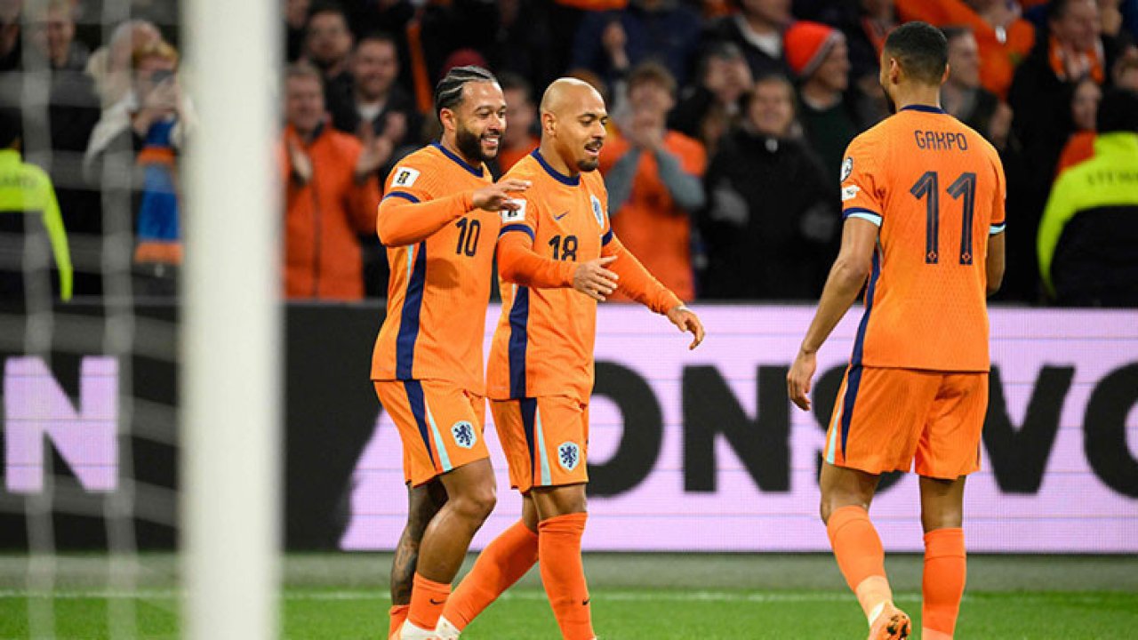 Hollanda, Dünya Kupası'na katılmayı garantiledi!