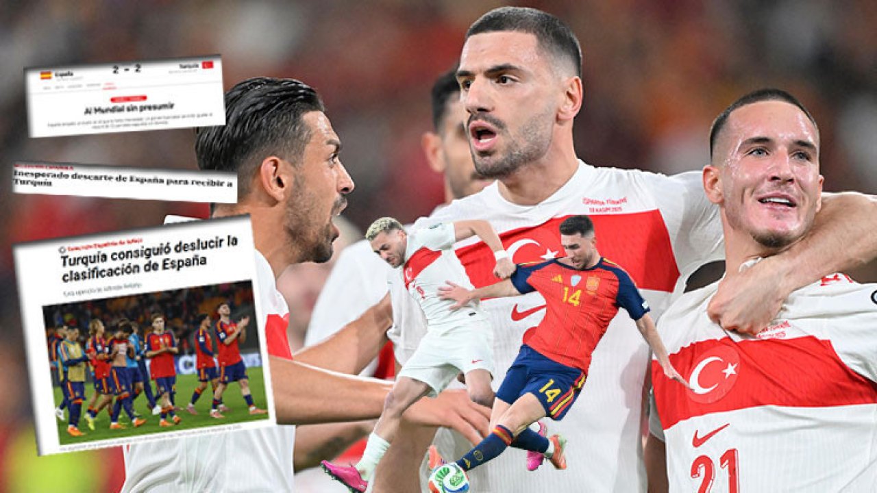 İspanya’da, Türkiye maçı sonrası gazete manşetleri çıldırdı: Partimizi mahvettiler, hayallerimizi yıktılar!