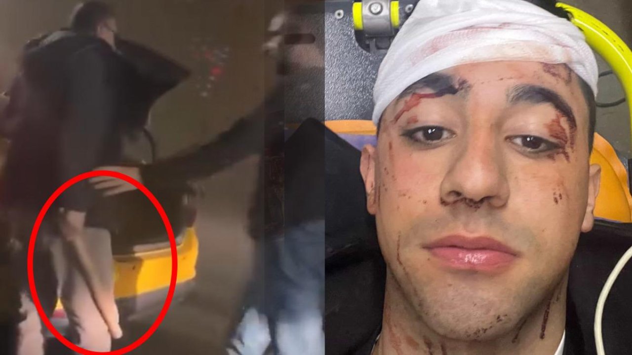 Kağıthane&#039;de taksici tartıştığı motosikletliye sopayla saldırdı: &quot;Kafama 10 defa vurdu&quot;