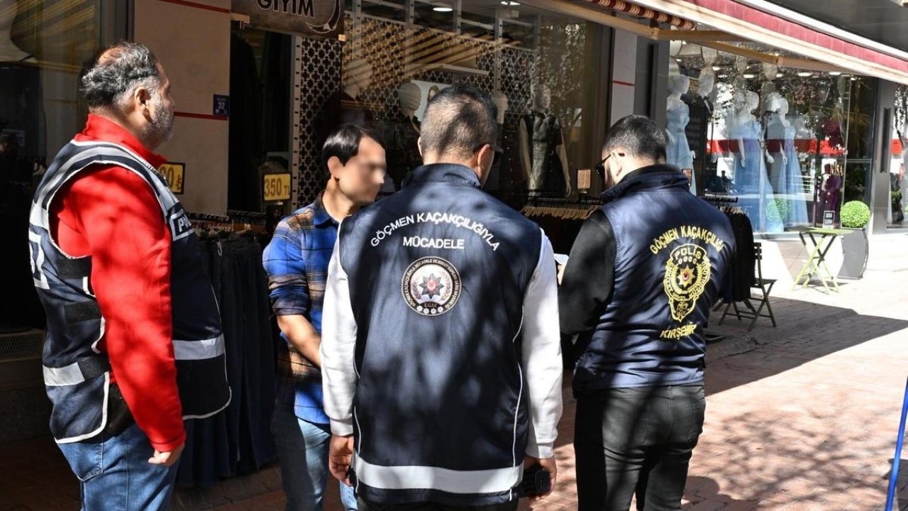 Kırşehir’de 5 düzensiz göçmen yakalandı