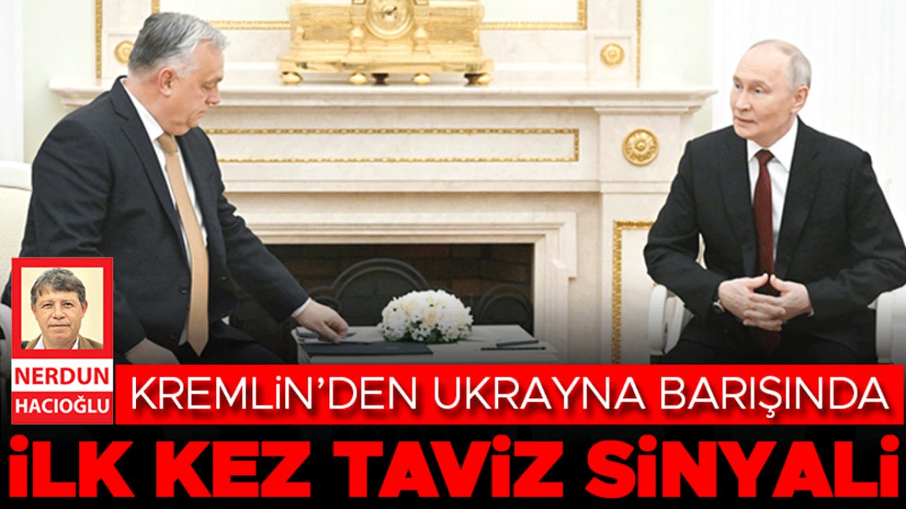 Kremlin’den Ukrayna barışında ilk kez taviz sinyali
