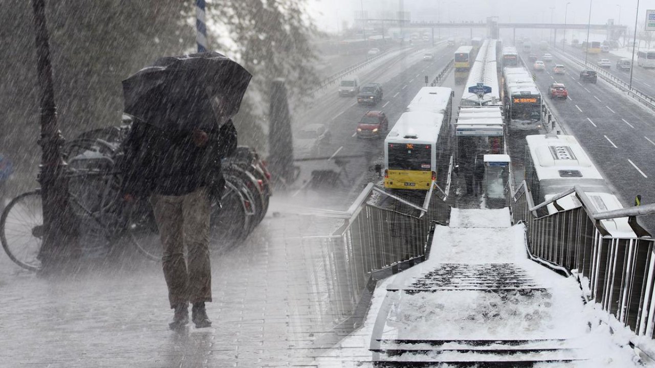 MGM&#039;den turuncu ve sarı kodlu uyarılar: 8 kente dikkat! Kuvvetli sağanak ve kar geliyor!