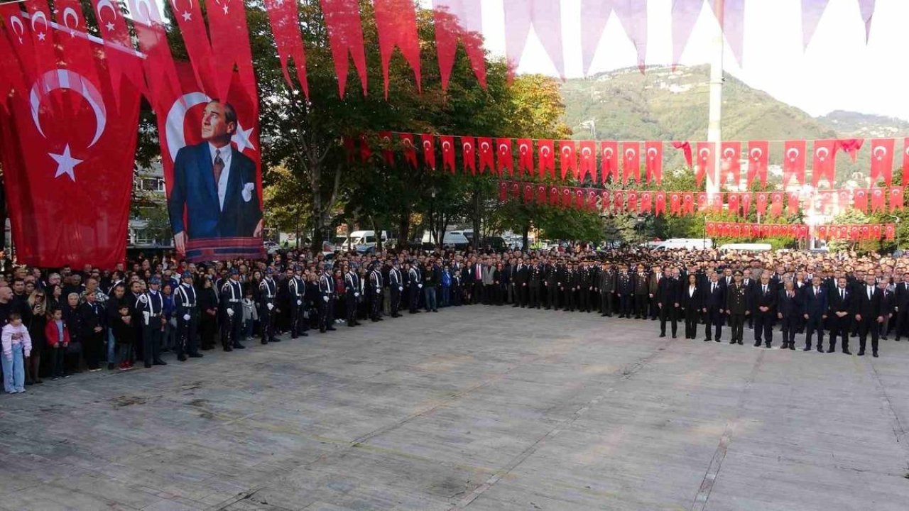 Mustafa Kemal Atatürk vefatının 87’nci yılında Ordu’da anıldı