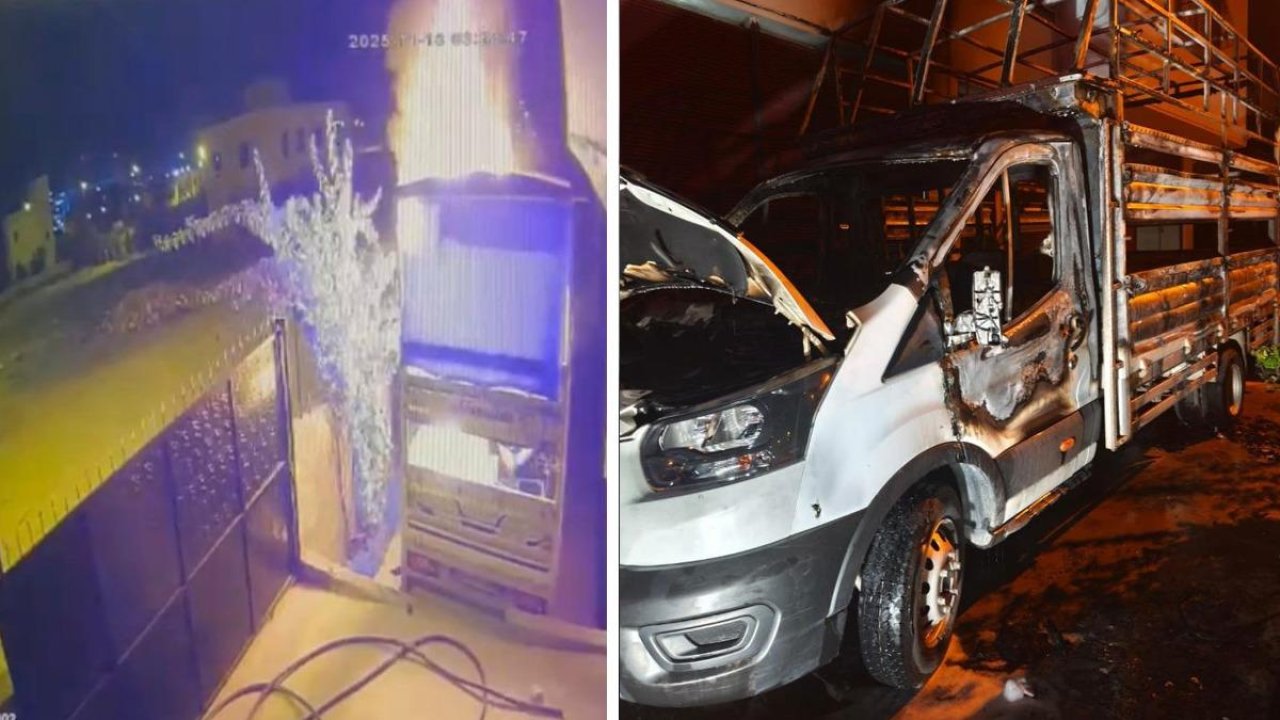 Osmaniye’de molotoflu saldırı: Kamyoneti ateşe veren 2 şüpheli tutuklandı