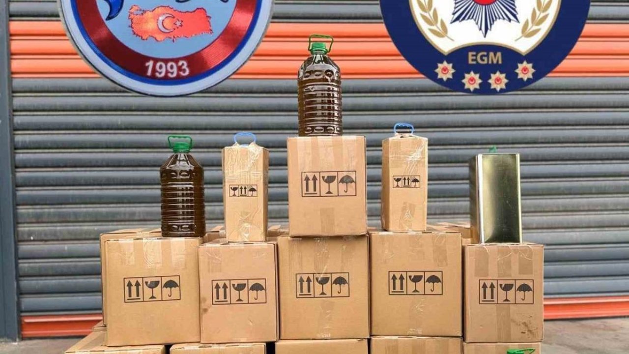Polis ekipleri yakaladı, sahte yağlara el konuldu