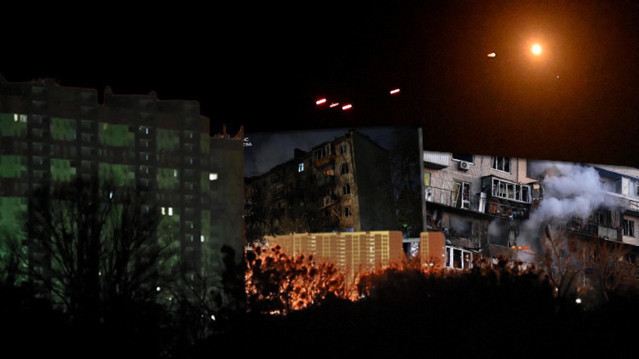 Rusya&#039;nın saldırısı Kiev&#039;i alevler içinde bıraktı: Ukrayna&#039;nın kalbinde bütün bölgeler vuruldu