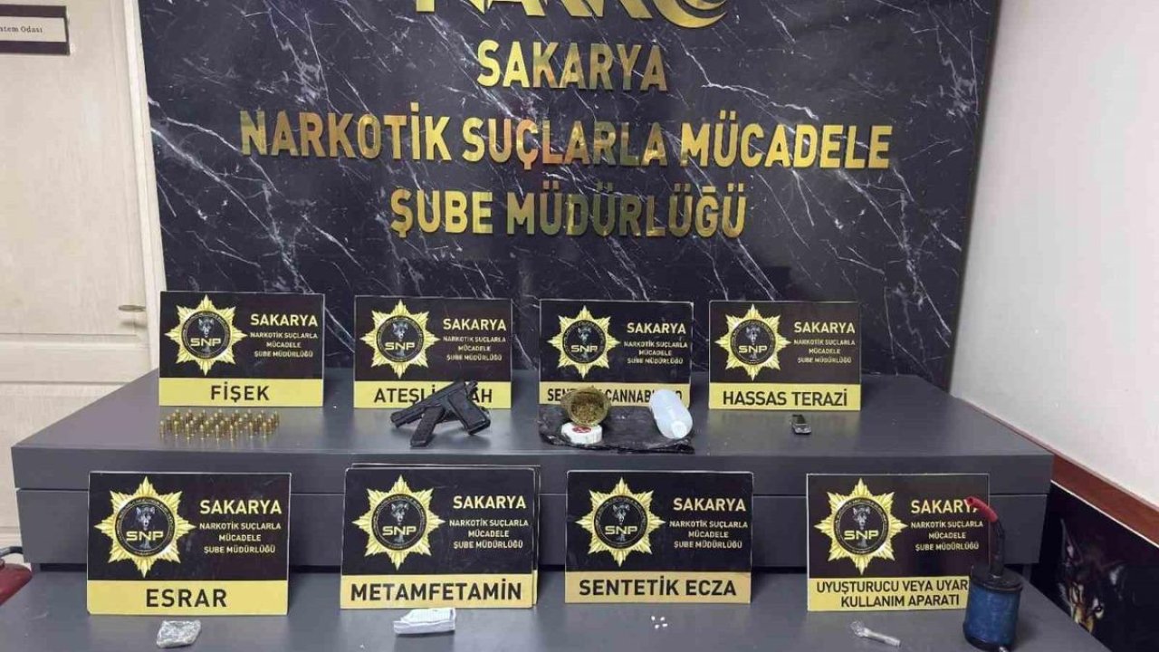 Sakarya’da uyuşturucu operasyonu: 3 gözaltı