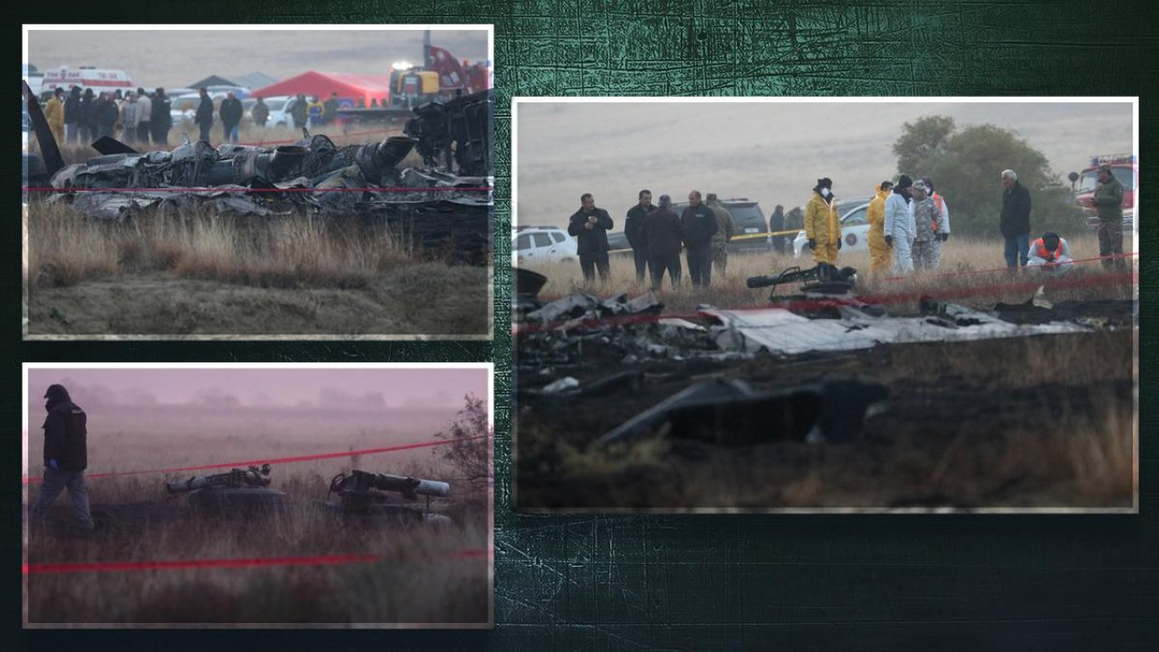 TSK&#039;ya ait uçak Gürcistan&#039;da düşmüştü! Bölgeden ilk fotoğraflar geldi