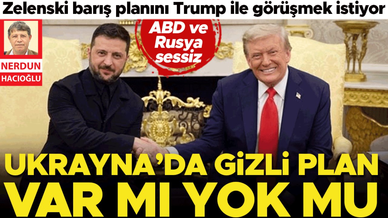 Zelenski barış planını Trump ile görüşmek istiyor