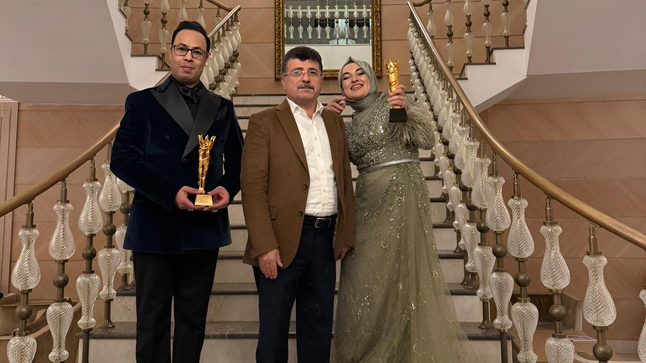 ZÜBEYDE SEMİZ'E BİR ÖDÜLDE AZERBAYCAN’DAN GELDİ