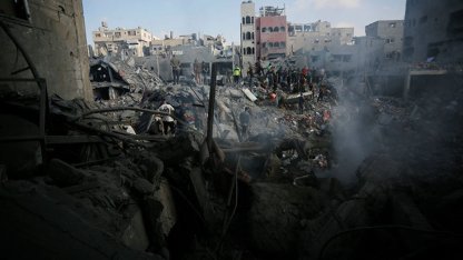 Gazze'de bir bina fırtınadan yıkıldı: 18 kişi hayatını kaybetti