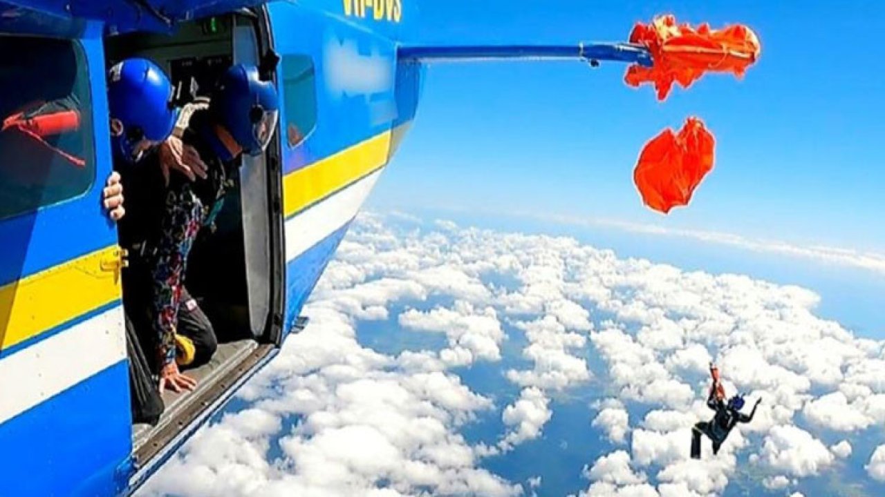 Havada korku dolu anlar: 4 bin 600 metre yükseklikte asılı kaldı