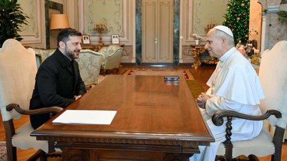 Papa Leo, Ukrayna lideri Zelenski ile bir araya geldi