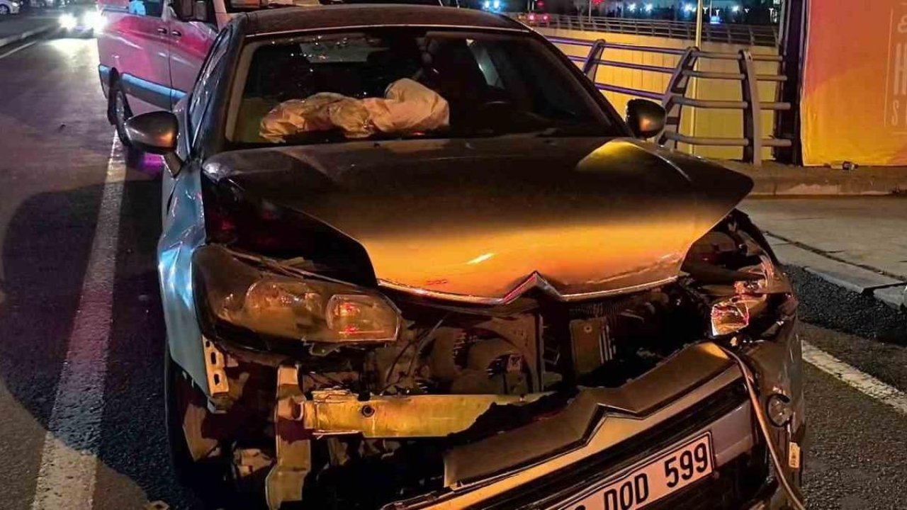 Şehir hastanesi kavşağında zincirleme kaza