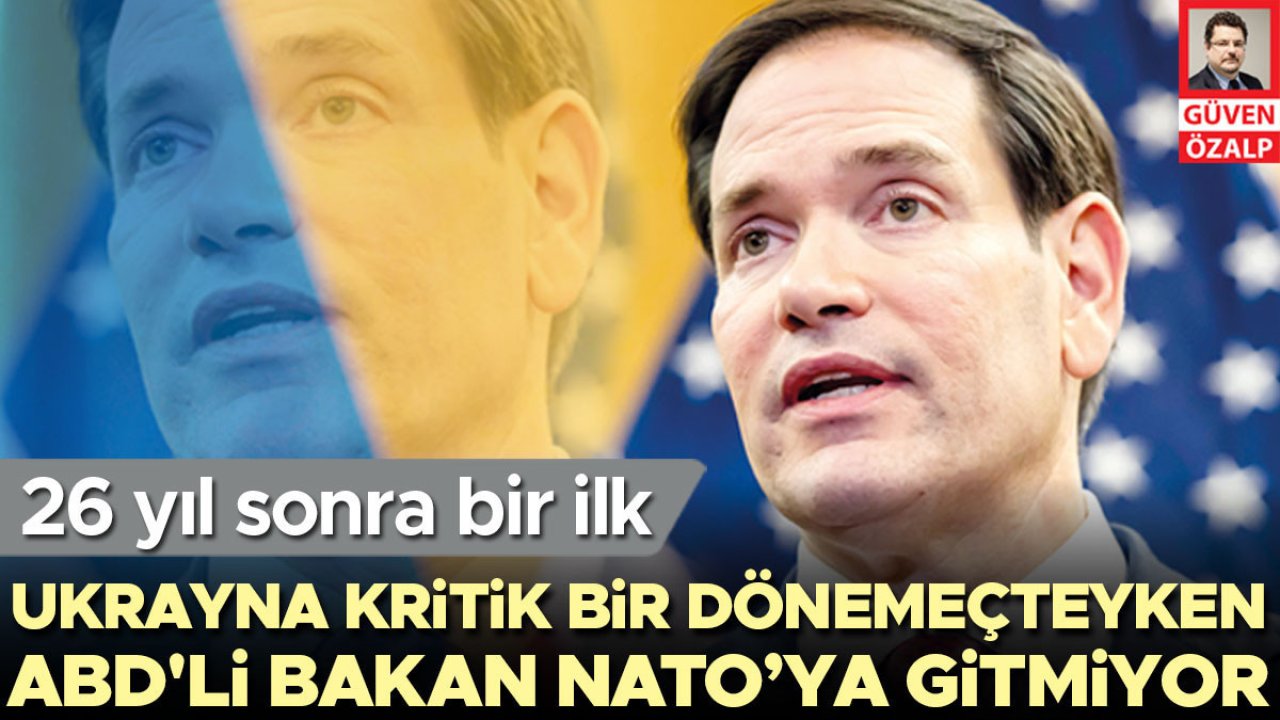 Ukrayna kritik bir dönemeçteyken Amerikalı bakan NATO’ya gitmiyor